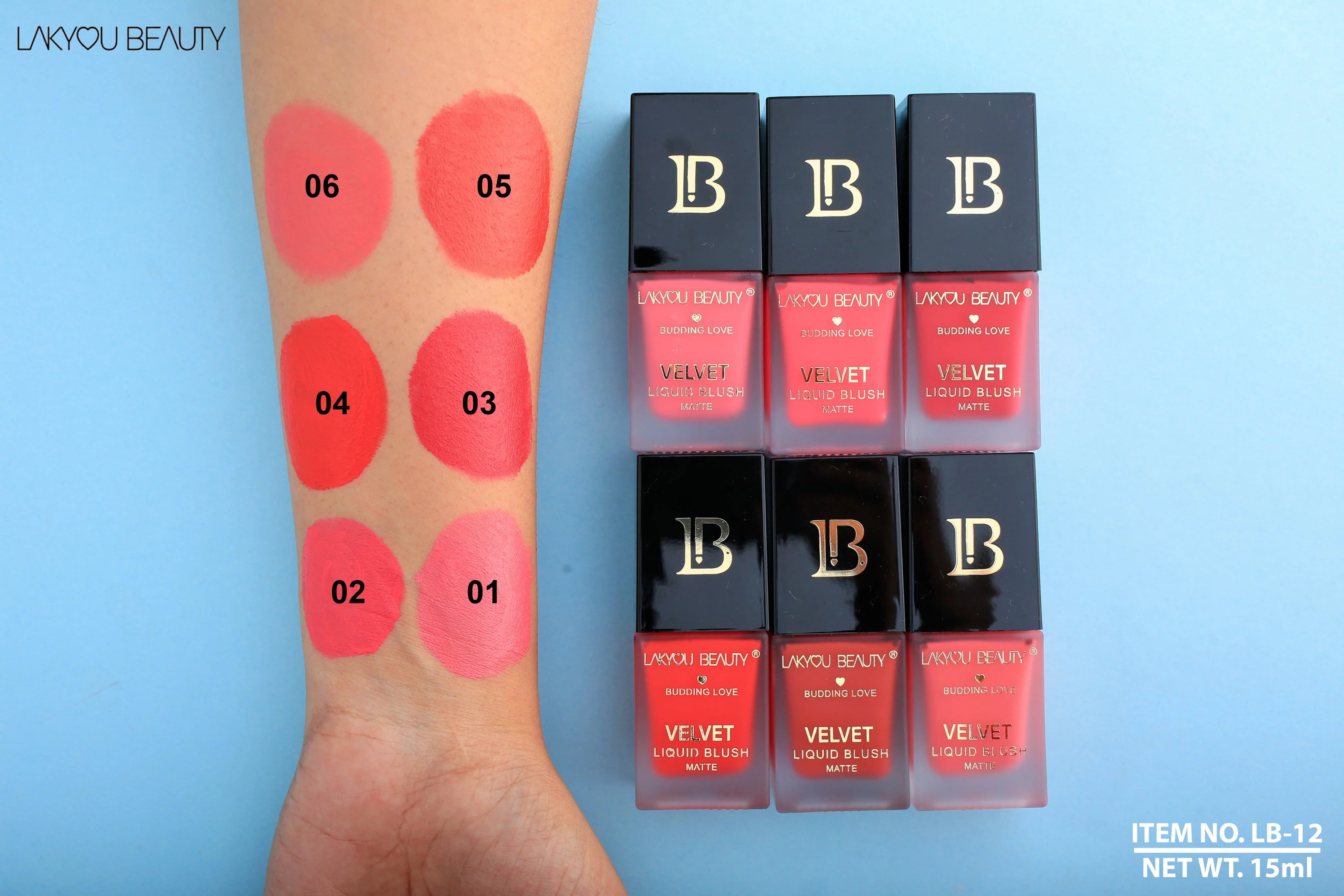 Lakyou Beauty Budding Love Valvet Liquid Matte Blush - 15ml