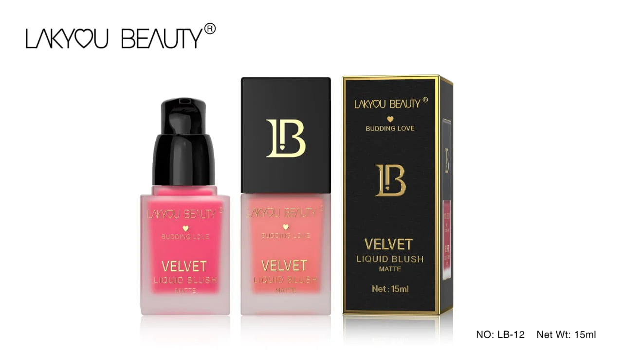 Lakyou Beauty Budding Love Valvet Liquid Matte Blush - 15ml