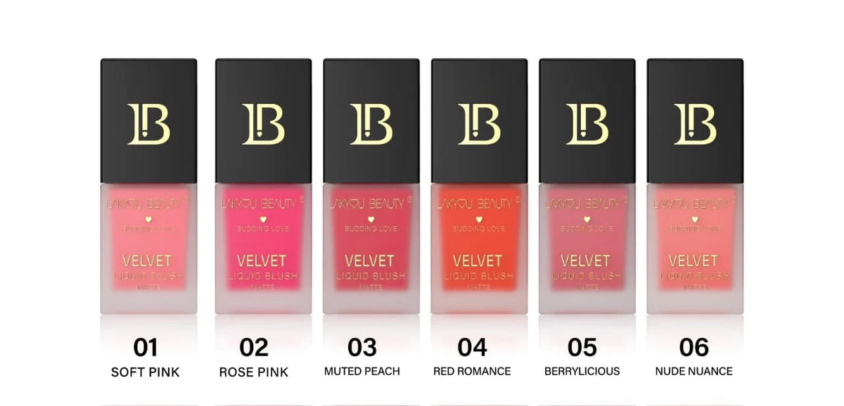Lakyou Beauty Budding Love Valvet Liquid Matte Blush - 15ml