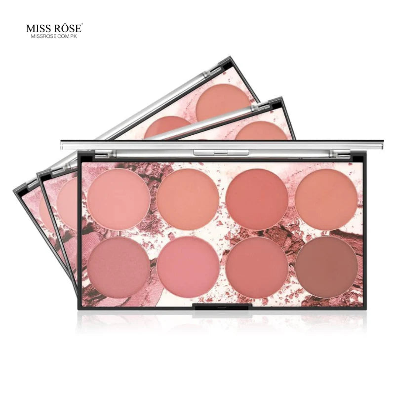 Miss Rose 8 Color Blush Palette