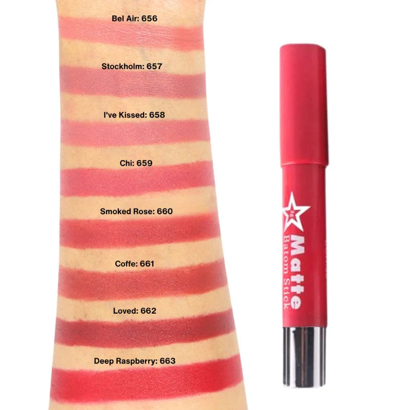 Miss Rose Matte Lip Batom Crayon