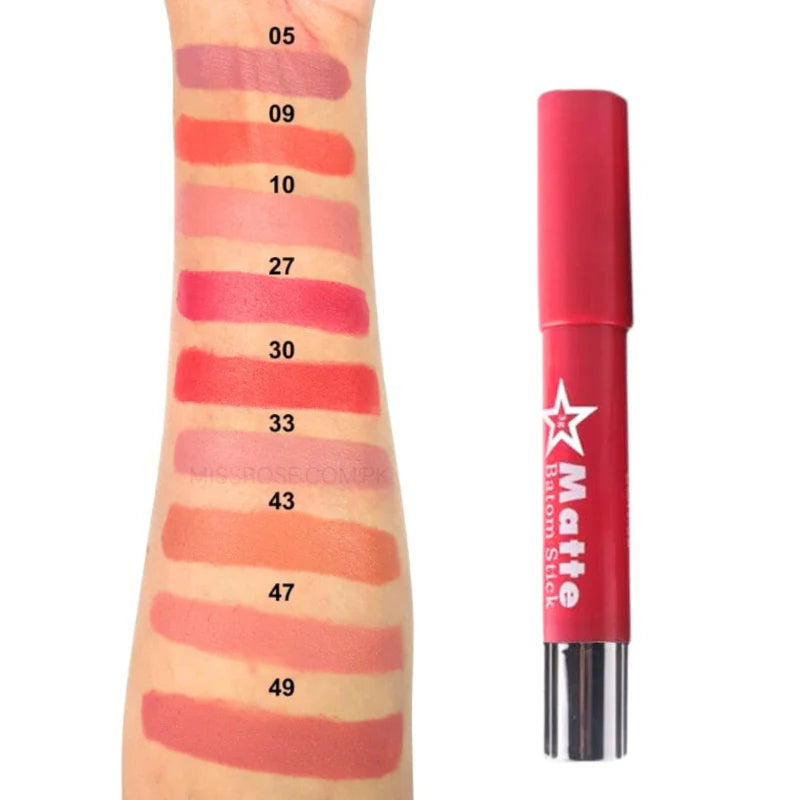Miss Rose Matte Lip Batom Crayon