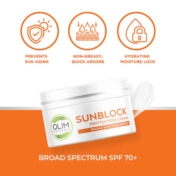 SPF 70 Broad Spectrum Sunblock Sunscreen