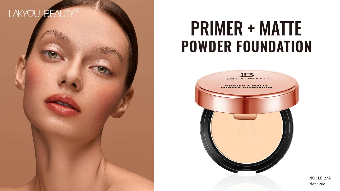 Lakyou Beauty Primer + Matte Powder Foundation