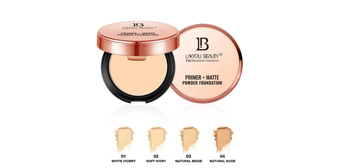 Lakyou Beauty Primer + Matte Powder Foundation