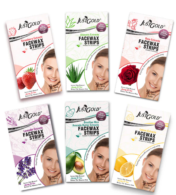 JustGold  Face Wax Strips